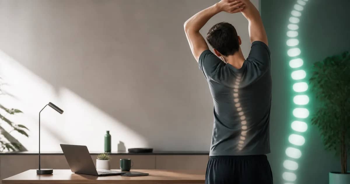 Houding achter je bureau verbeteren: werkplek en rekoefeningen