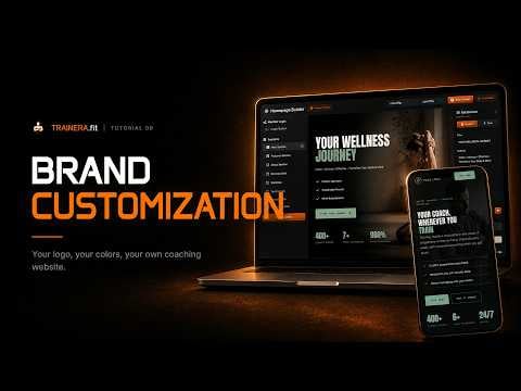 Brand customization: your logo, your colors, your website