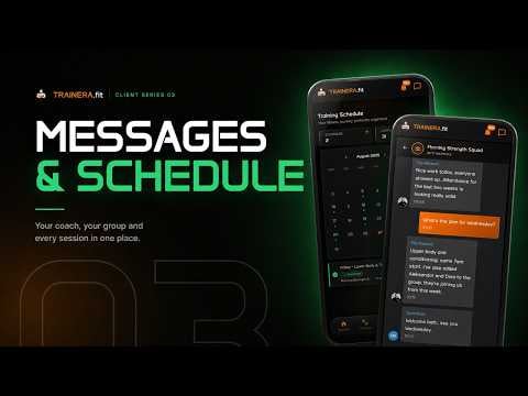 Messages, calendar and group training