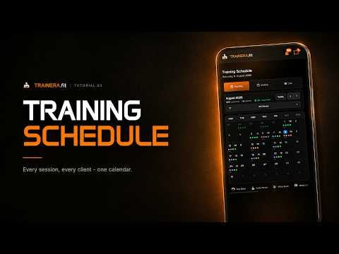 Calendar: every training session in one schedule