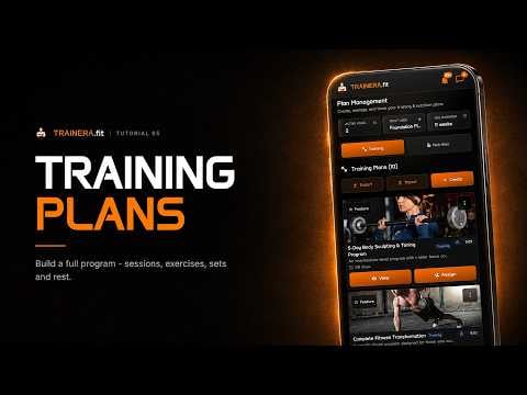 Building a training plan