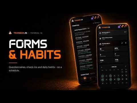 Forms and habits: intake, check-ins and daily habits