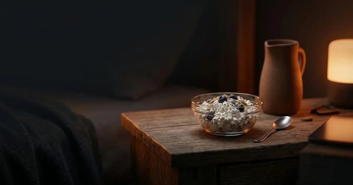 Cover image for Comer Antes de Dormir: Cómo las Comidas Tardías Arruinan tu Recuperación