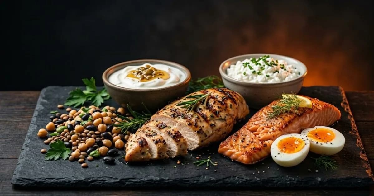 Cover image for Lista de Alimentos Ricos en Proteínas (Mejores Fuentes de Proteína)