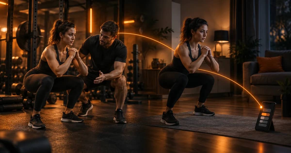 Hybride personal training: live en online gecombineerd