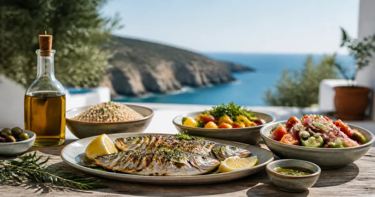 Cover image for The Mediterranean Diet for Fitness: Principles, Benefits and How to Apply It