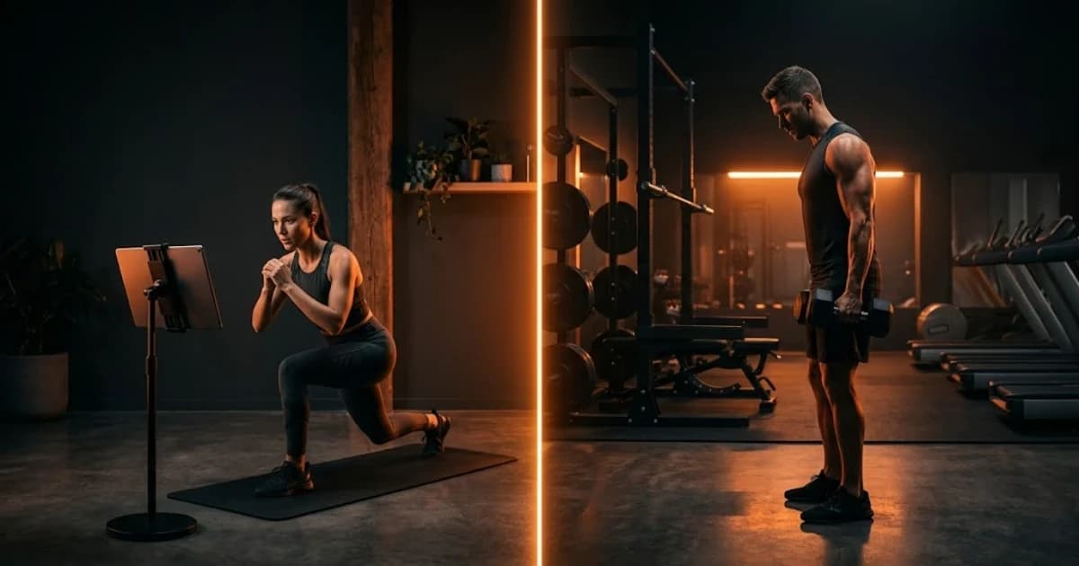 Cover image for Entrenamiento Online vs Gimnasio: Ventajas y Desventajas en 2026