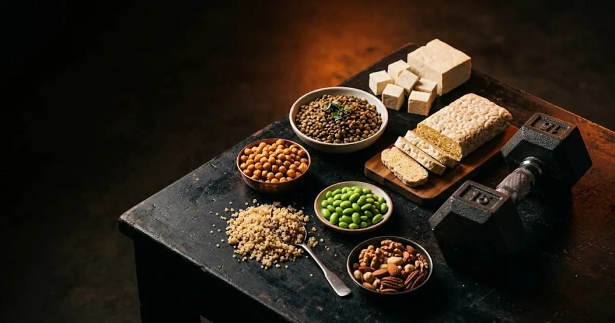 Cover image for Culturismo Vegano: Construye Músculo con una Dieta Basada en Plantas